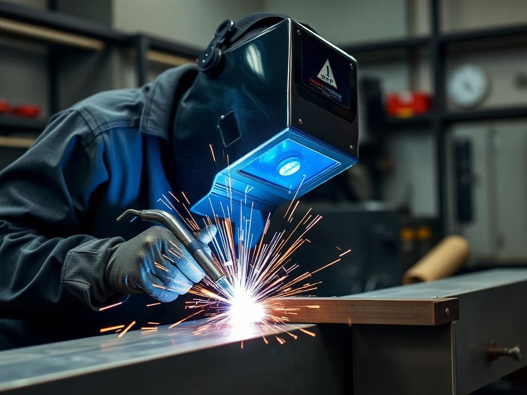 Welding at Tsaberlen Steel Works